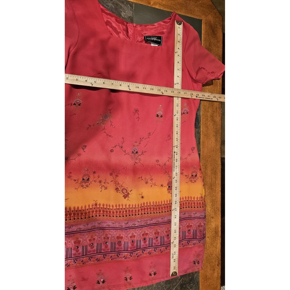 Molly Malloy Multicolor Sz 12 Dress Boho Artsy Colorful Party - Picture 9 of 9
